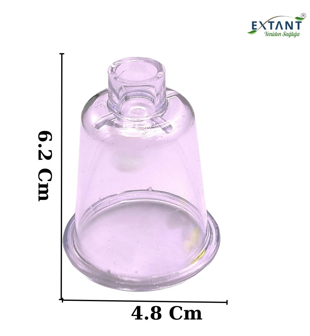 20 Adet 5 cm Masaj Kupası Ve Masaj Pompası Hacamat Kupası